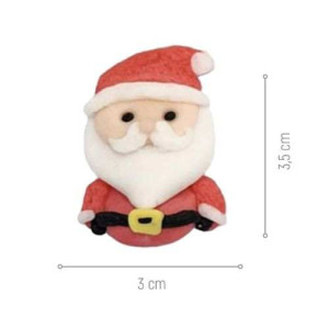 BULK Dekora Sugar Santa & Friends Decorations Box/30