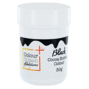 Colour Splash Additions - Cocoa Butter Colour Black30g