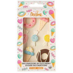 Decora Sweet Sugar Decorations Pk/7