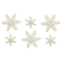 Decora Sugar Snowflakes Pk/9