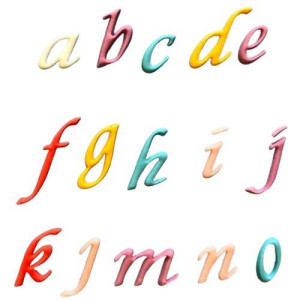 FMM Alphabet Lower Case Script 