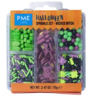 5-in-1 Halloween Sprinkle Set - Wicked Witch 70g