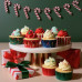 PME Christmas Foil Lined Cupcake Cases Pk/100 - Santa Mix