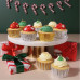 PME Christmas Foil Lined Cupcake Cases Pk/100 - Metallic Gold & Silver