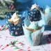 PME Christmas Tulip Muffin Wraps Pk/24 - Frosty