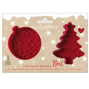 Scrapcooking Plunger Cutters - Christmas Set/2