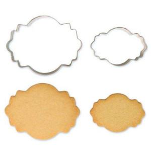 PME Cookie & Cake Plaque Cutters Style 4 - Set/2