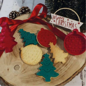 Scrapcooking Plunger Cutters - Christmas Set/2