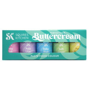 Squires Perfect for Buttercream Paste Colour Set/5 - Pastel