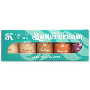 Squires Perfect for Buttercream Paste Colour Set/5 - Dunes