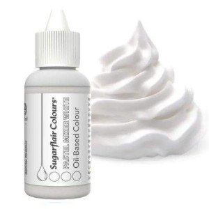 Sugarflair Oil Based Colour - Pastel Mixer White 30ml