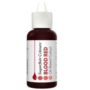 Sugarflair Oil Based Colour - Blood Red 30ml