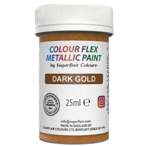 Colour Flex Metallic Paint - Dark Gold 25ml