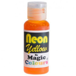 Magic Colours Neon Effect Paste Colour - Yellow 32g