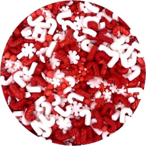 Candy Cane Sprinkle Mix 100g