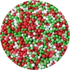 Bulk Matt Christmas Mini Pearls 500g