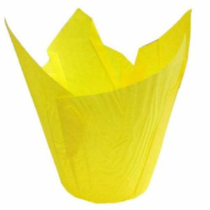 Yellow Tulip Muffin Wraps Pk/200