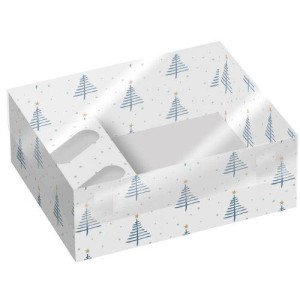 Nordic Trees Hamper & Cupcake Box - Pack of 2