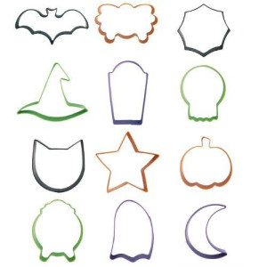 PME Halloween Cookie Cutters Set/12