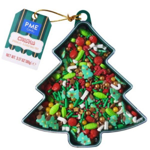 PME Christmas Novelty Sprinkles - Oh Christmas Tree 90g