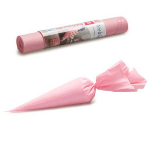 12" Pink Disposable Piping Bags Pk/10