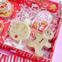 Festive Friends Hamper & Cupcake Box - Pack of 2