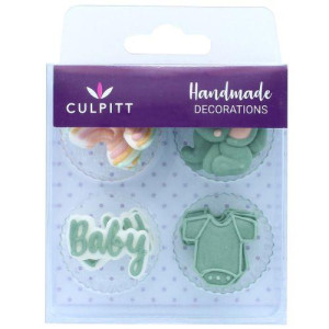 Culpitt Baby Pipings in Green Pk/12