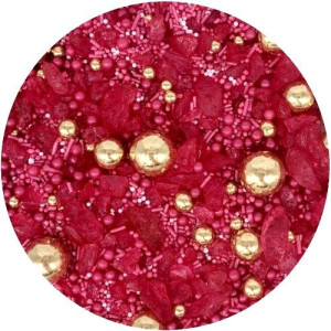 Deep Pink Geode Sprinkle Mix 100g 