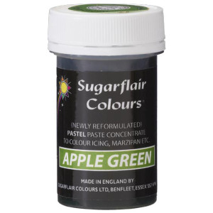 Sugarflair Pastel Apple Green Paste 25g