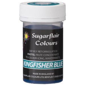 Sugarflair Pastel Kingfisher Blue Paste 25g