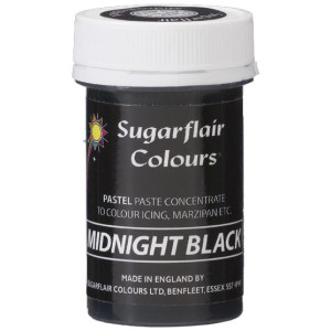 Sugarflair Midnight Black Paste 25g