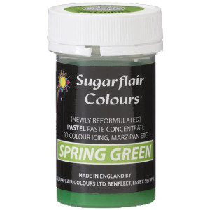 Sugarflair Pastel Spring Green Paste 25g