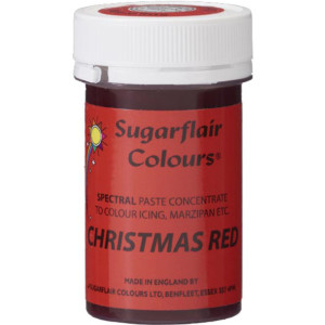 Sugarflair Christmas Red Paste 25g