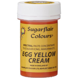 Sugarflair Egg Yellow Cream Paste 25g