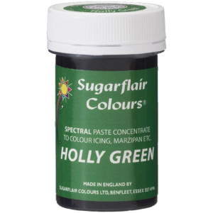 Sugarflair Holly Green Paste 25g