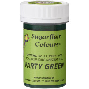Sugarflair Party Green Paste 25g