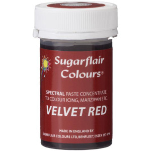 Sugarflair Velvet Red Paste 25g