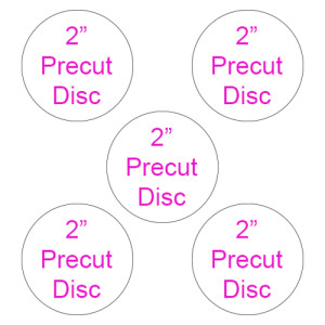 Custom 2" x 15 Disc Precut Icing Sheet