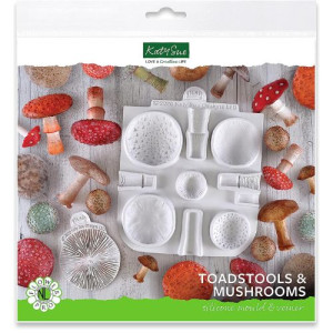 Flower Pro Toadstools and Mushrooms Mould and Veiner 