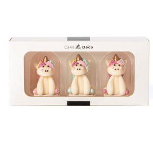 Cake Deco 3D Mini Unicorns Box/3