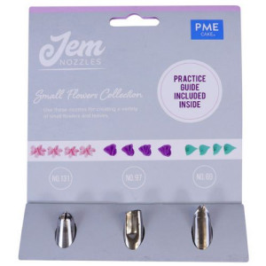 Jem Nozzles Set of 3 - Small Flowers Collection