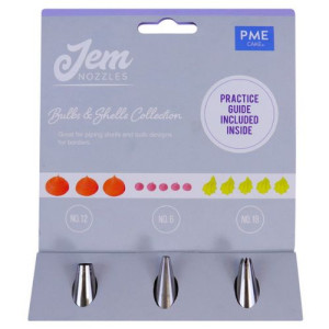 Jem Nozzles Set of 3 - Bulbs & Shells Collection