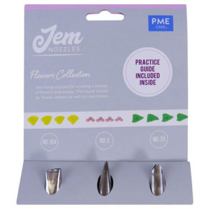 Jem Nozzles Set of 3 - Flowers Collection