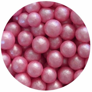 7mm Pink Glimmer Pearls 80g 