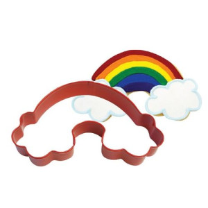 Red Rainbow Cookie Cutter
