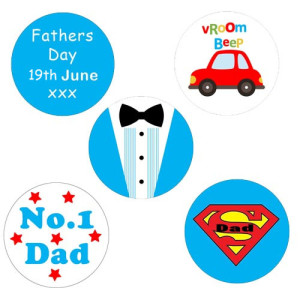 Father's Day Cupcake Toppers - 15 x 2"