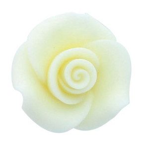 25mm Sugar Soft Roses Box/48 - Ivory
