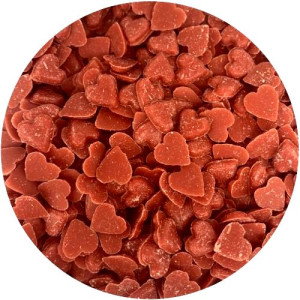 Belgian Chocolate Mini Red Heart Sprinkles 60g 