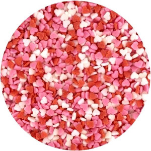 Mini Confetti Heart Sprinkles 65g 