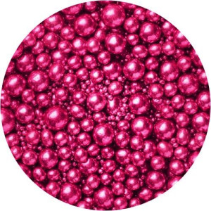 Mixed Metallic Pink Pearls 80g